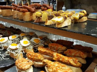 Pintxos in San Sebastian. Grab one!